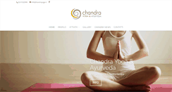 Desktop Screenshot of chandrayoga.it